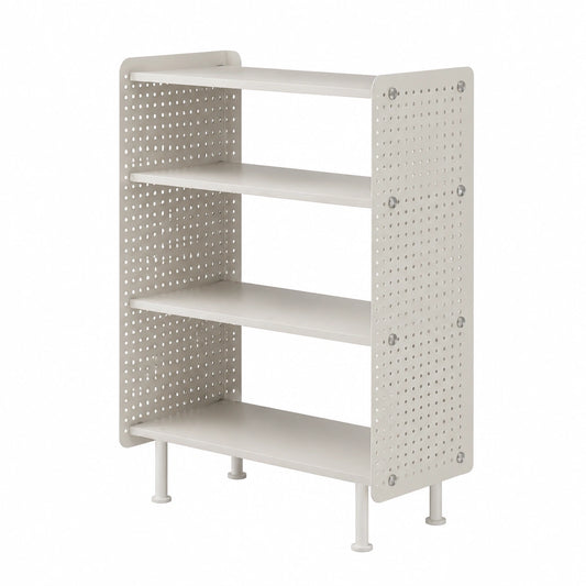 Bureau, avec rangement, coloris blanc, pour l’espace de travail